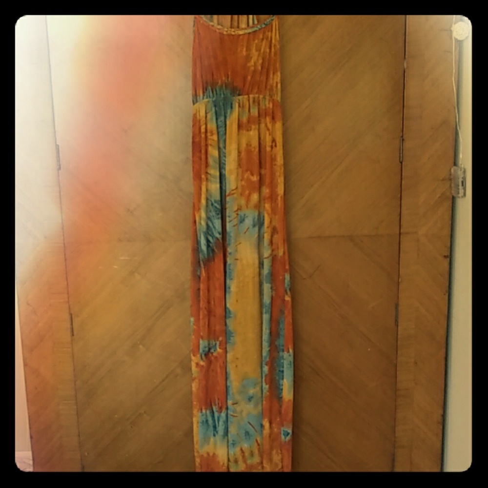 Tie-Dyed Maxi Dress
